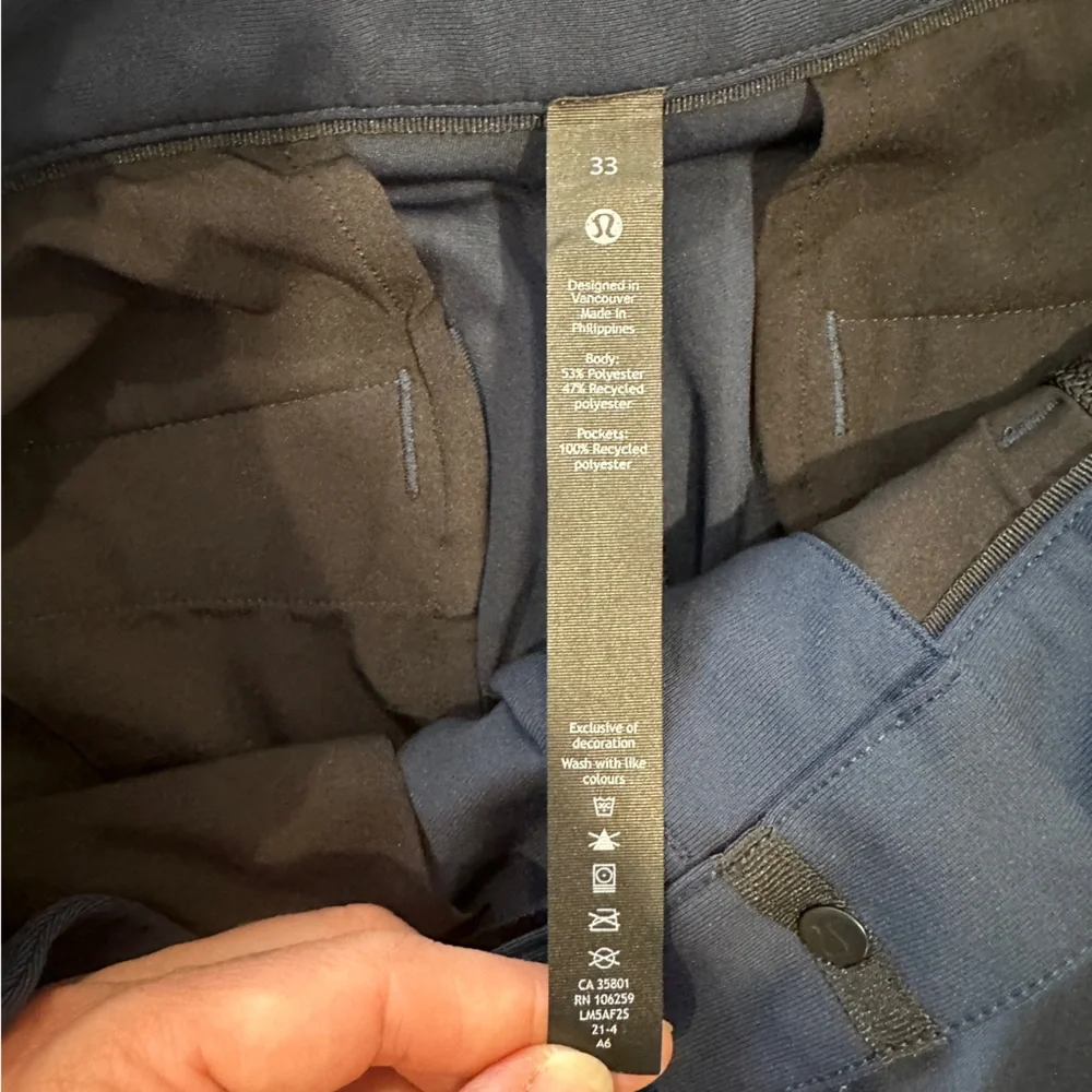 NWOT | Lululemon Athletica Men's Deep Blue Dress Pants